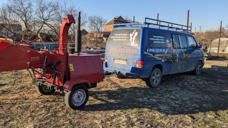 Дробление веток и расчистка участков